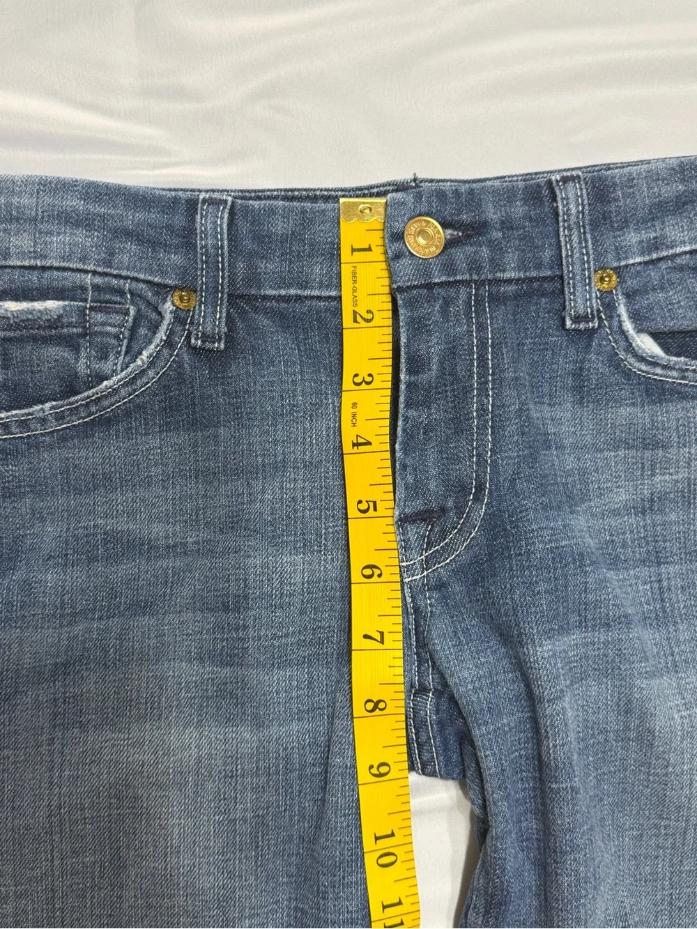 7 For All Mankind “A” Pocket Women’s Blue Flare Jeans
